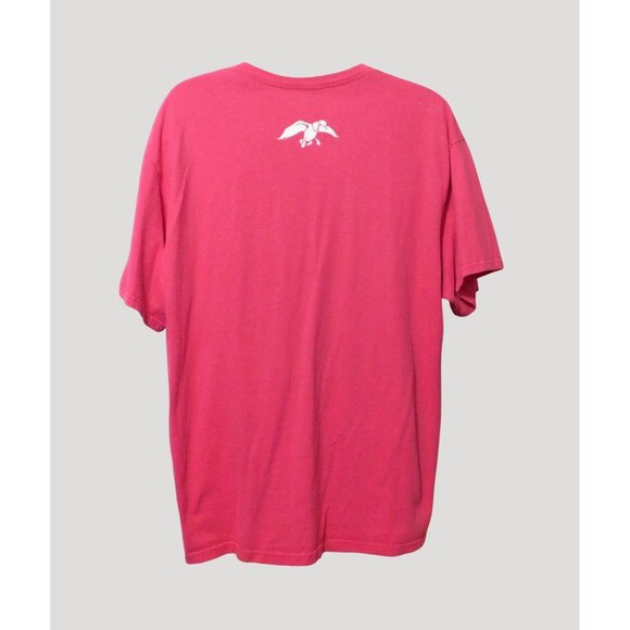 Happy Happy Happy Phil Robertson Duck Commander Tee Shirt 2XL Pink 100% Cotton - Picture 4 of 8